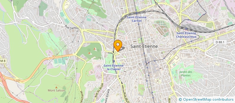 localisation de l'entreprise MONSIEUR OKTAY OZKAN  SAINT-ETIENNE