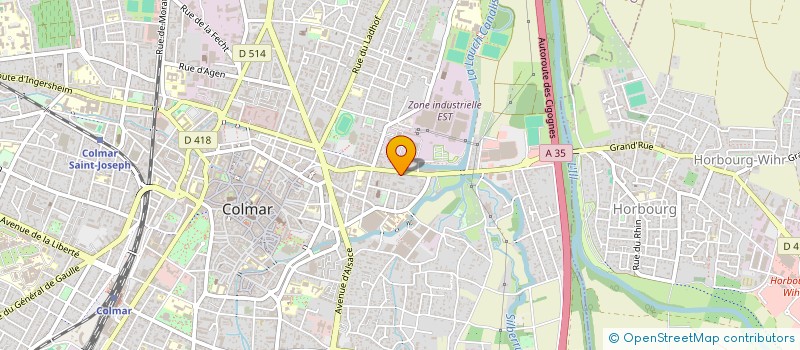 localisation de l'entreprise MONSIEUR OKTAY YILMAZ  COLMAR