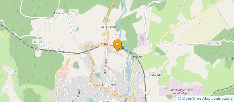 localisation de l'entreprise MONSIEUR OKYAY YILDIZ à MEYMAC