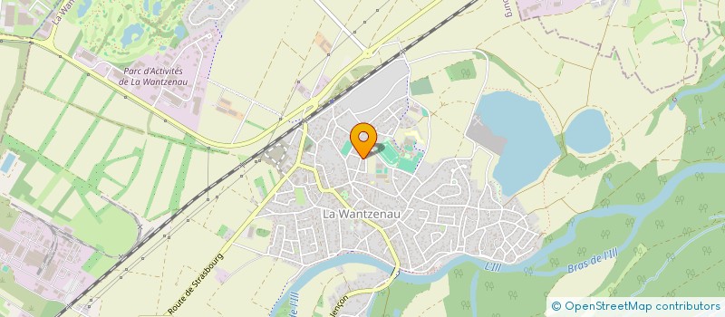 localisation de l'entreprise MONSIEUR OLAF DERKX  LA WANTZENAU