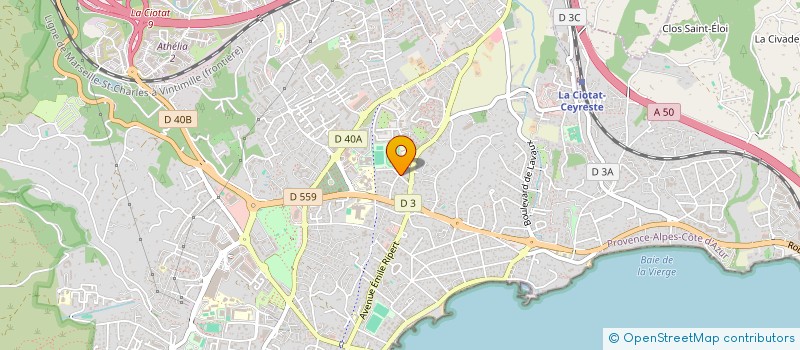 localisation de l'entreprise MONSIEUR OLAF KUNDE à LA CIOTAT
