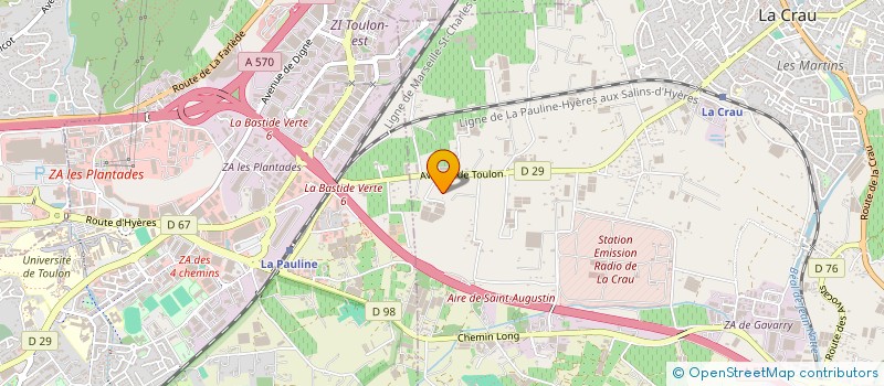 localisation de l'entreprise MONSIEUR OLAF VOM RATH  LA CRAU