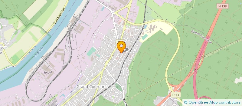 localisation de l'entreprise MONSIEUR OLAJIDE AYOOLA à GRAND-COURONNE