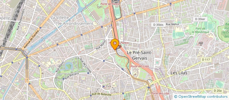 localisation de l'entreprise MONSIEUR OLAM KIZABA à PARIS