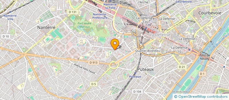 localisation de l'entreprise MONSIEUR OLAMILEKAN OKEOWO  NANTERRE