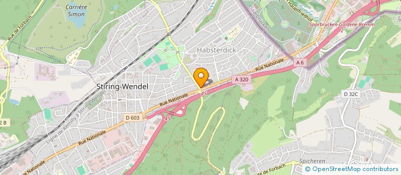 localisation de l'entreprise MONSIEUR OLANIYI ADEBAYO  STIRING-WENDEL