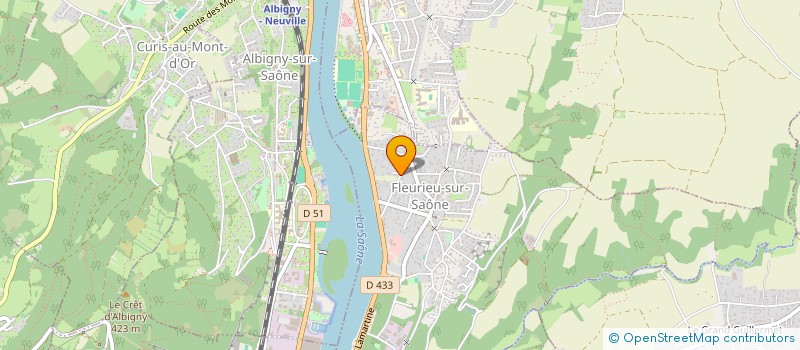 localisation de l'entreprise MONSIEUR OLE NIELSEN  FLEURIEU-SUR-SAONE