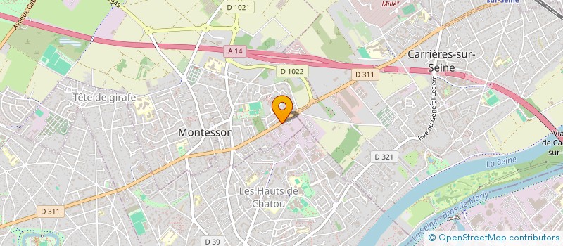 localisation de l'entreprise MONSIEUR OLEG ALIAROV  MONTESSON