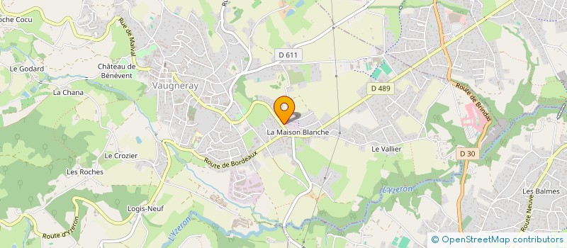 localisation de l'entreprise MONSIEUR OLEG BELYCHEV  VAUGNERAY