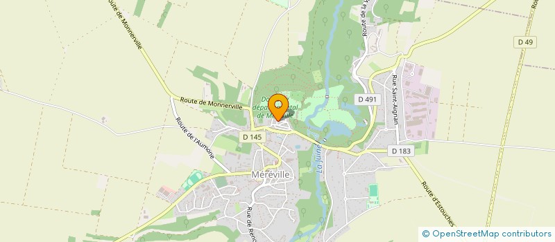 localisation de l'entreprise MONSIEUR OLEG CERVATIUC  LE MEREVILLOIS