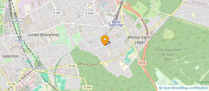 localisation de l'entreprise MONSIEUR OLEG CHIORESCU  LIMEIL-BREVANNES