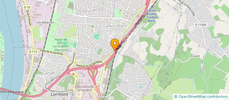 localisation de l'entreprise MONSIEUR OLEG DANILA  CARBON-BLANC