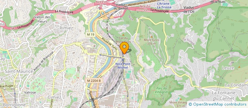 localisation de l'entreprise MONSIEUR OLEG GOJAN  NICE