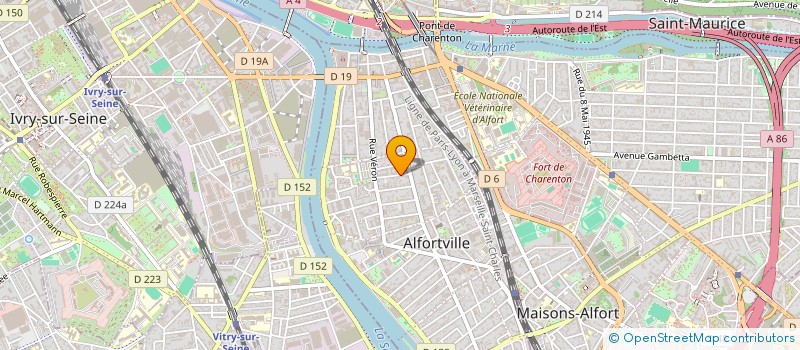 localisation de l'entreprise MONSIEUR OLEG LEFTER  ALFORTVILLE