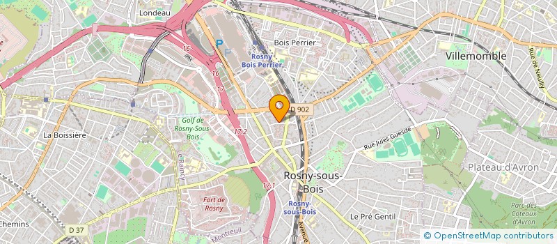 localisation de l'entreprise MONSIEUR OLEG NICA à ROSNY-SOUS-BOIS