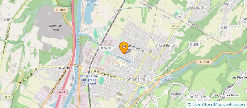 localisation de l'entreprise MONSIEUR OLEG NOVOSSELTSEV ALFIMOV  PONTCHARRA