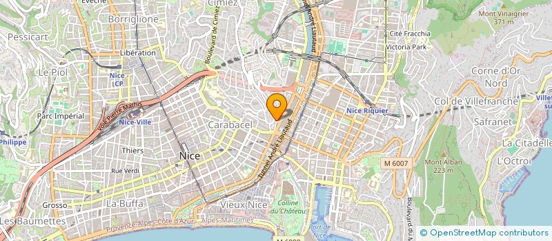 localisation de l'entreprise MONSIEUR OLEG PICULIOV  NICE