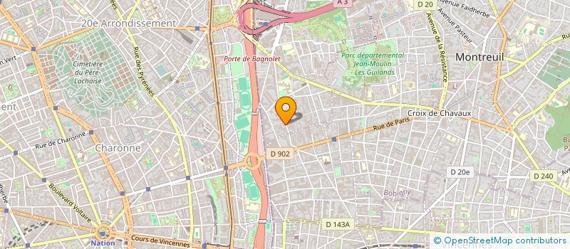 localisation de l'entreprise MONSIEUR OLEG RUSU à BAGNOLET
