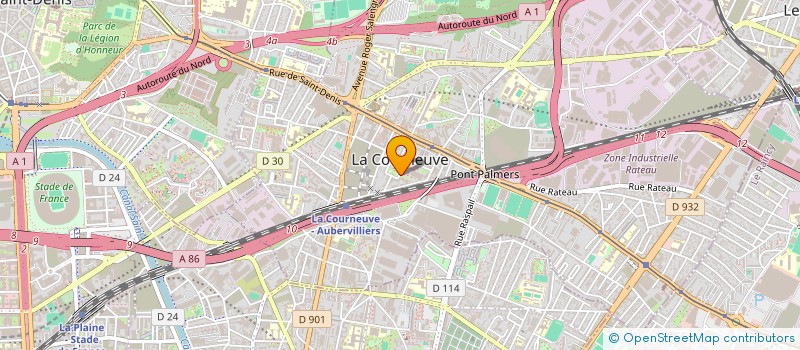 localisation de l'entreprise MONSIEUR OLEG STRATIICIUC à LA COURNEUVE