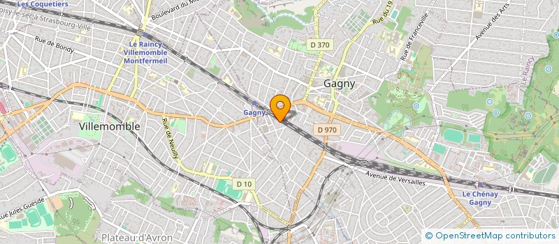 localisation de l'entreprise MONSIEUR OLEG TOCARCIUC  GAGNY