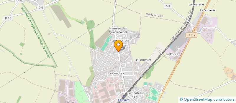 localisation de l'entreprise MONSIEUR OLEG TURCAN  SURVILLIERS