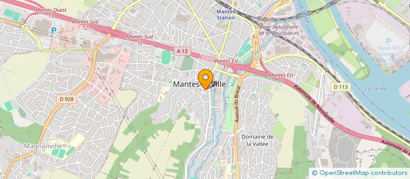 localisation de l'entreprise MONSIEUR OLEG ULRICH  MANTES-LA-VILLE