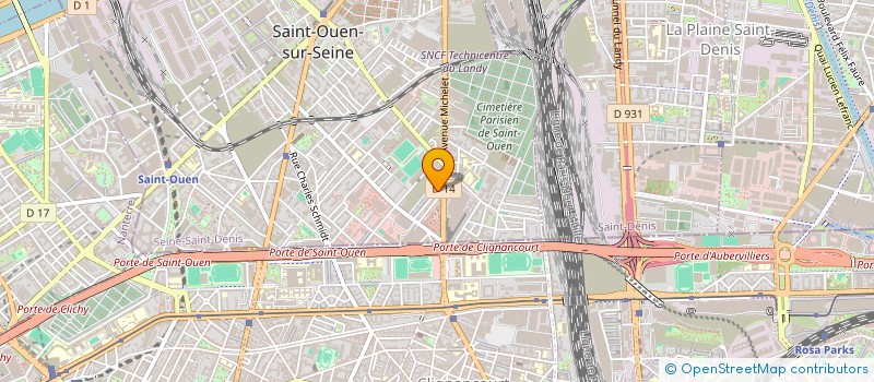 localisation de l'entreprise MONSIEUR OLEG VASLYUK à SAINT-OUEN-SUR-SEINE