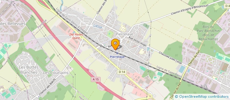 localisation de l'entreprise MONSIEUR OLEG ZASTAVNETCHII  PIERRELAYE