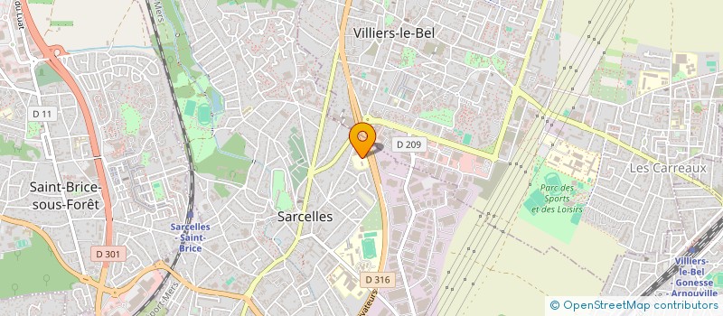localisation de l'entreprise MONSIEUR OLEKSANDR BEKYTA à SARCELLES