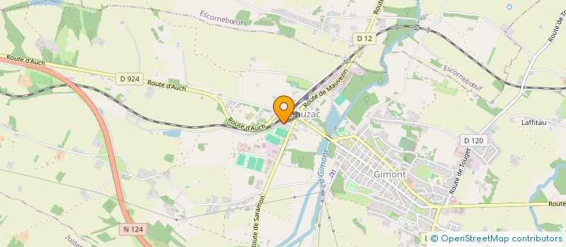 localisation de l'entreprise MONSIEUR OLEKSANDR DOBROVOLSKYI  GIMONT