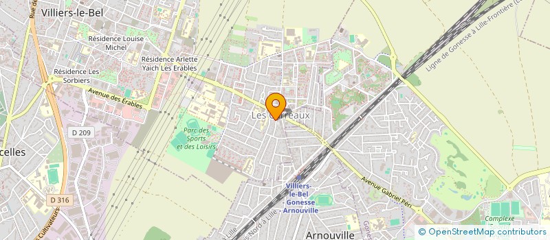 localisation de l'entreprise MONSIEUR OLEKSANDR KACHURYNETS  VILLIERS-LE-BEL