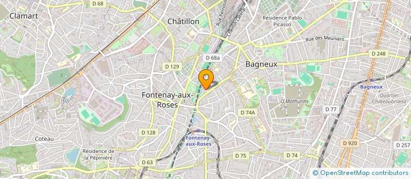 localisation de l'entreprise MONSIEUR OLEKSANDR KINASHCHUK à FONTENAY-AUX-ROSES