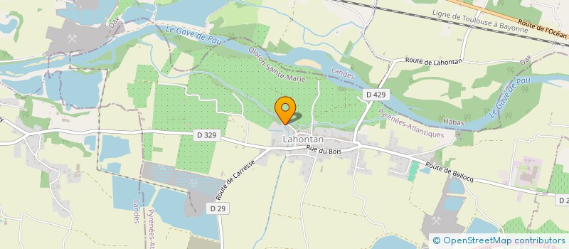 localisation de l'entreprise MONSIEUR OLEKSANDR KUZNETSOV  LAHONTAN