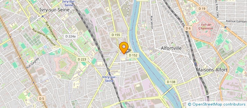 localisation de l'entreprise MONSIEUR OLEKSANDR LUTSENKO  VITRY-SUR-SEINE