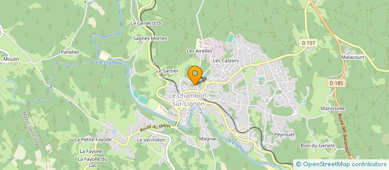 localisation de l'entreprise MONSIEUR OLEKSANDR MATSYLEVSKYI  LE CHAMBON-SUR-LIGNON