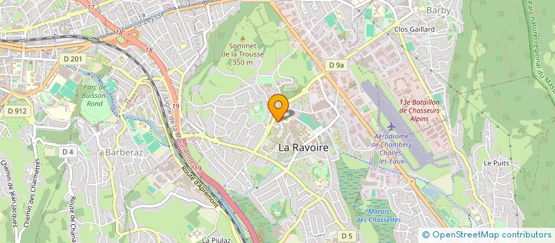 localisation de l'entreprise MONSIEUR OLEKSANDR MELNYCHENKO  LA RAVOIRE