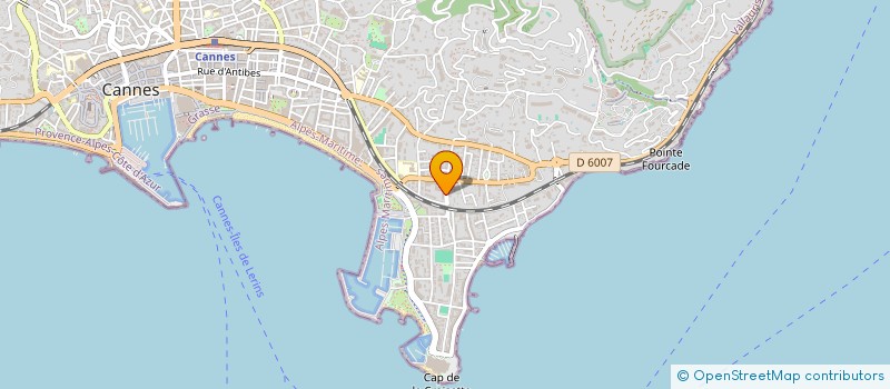 localisation de l'entreprise MONSIEUR OLEKSANDR MOISEIENKO  CANNES