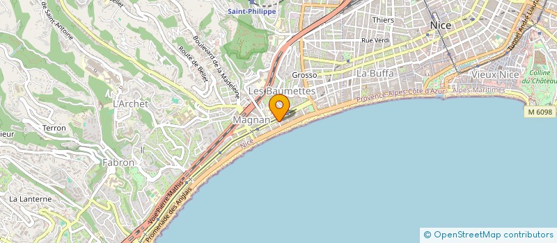 localisation de l'entreprise MONSIEUR OLEKSANDR MYRONENKO  NICE