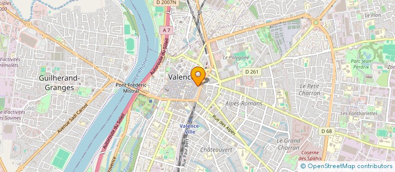 localisation de l'entreprise MONSIEUR OLEKSANDR OSTAPETS  VALENCE