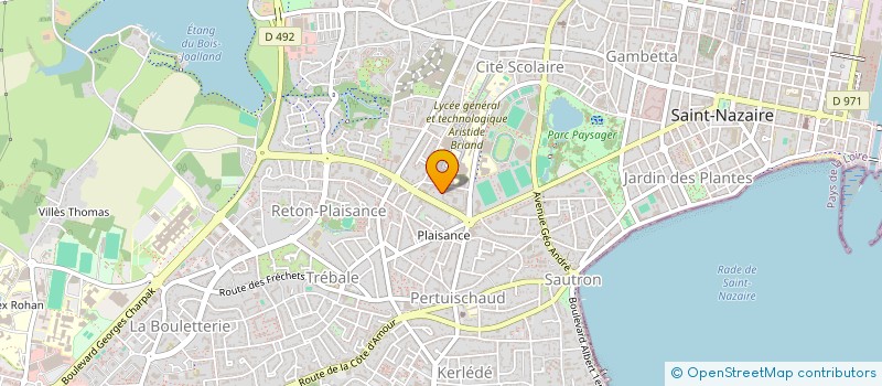 localisation de l'entreprise MONSIEUR OLEKSANDR PARFONOV  SAINT-NAZAIRE