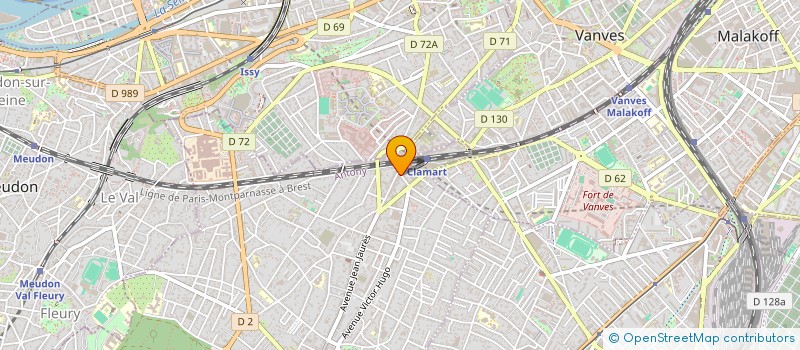 localisation de l'entreprise MONSIEUR OLEKSANDR SOTSENKO à CLAMART