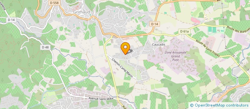 localisation de l'entreprise MONSIEUR OLEKSANDR TYMCHUK  GRIMAUD