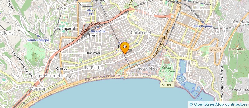 localisation de l'entreprise MONSIEUR OLEKSANDR VASHCHUK à NICE