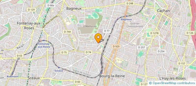 localisation de l'entreprise MONSIEUR OLEKSANDR ZHUKOV à BAGNEUX