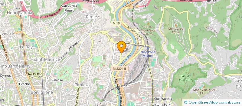 localisation de l'entreprise MONSIEUR OLEKSII HUSHUL  NICE