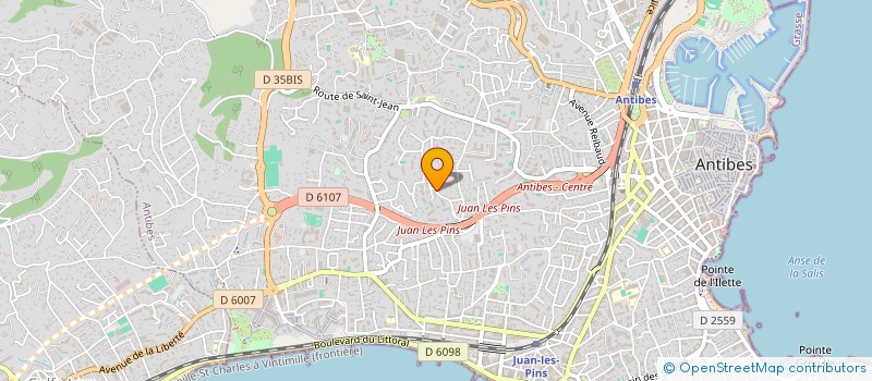 localisation de l'entreprise MONSIEUR OLEKSII TATARYNKOV à ANTIBES
