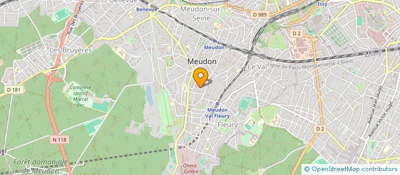 localisation de l'entreprise MONSIEUR OLEKSIY PALYUKH  MEUDON