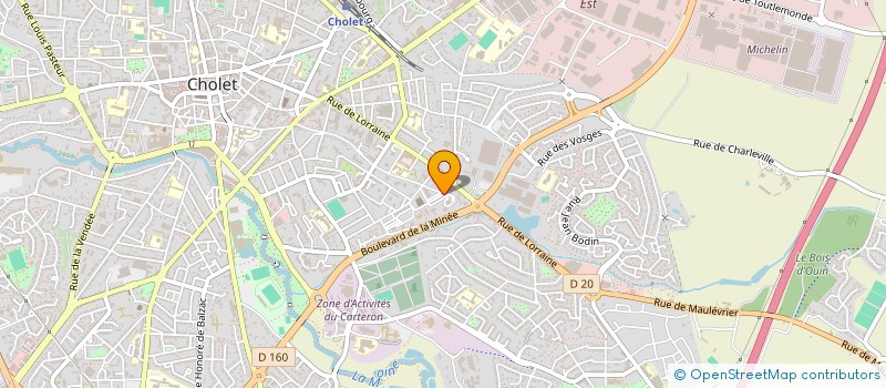 localisation de l'entreprise MONSIEUR OLEKSIY PRYLIEPKO à CHOLET