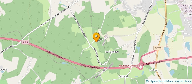 localisation de l'entreprise MONSIEUR OLENA BROKHOUN  ST BARTHELEMY BELLEGARDE