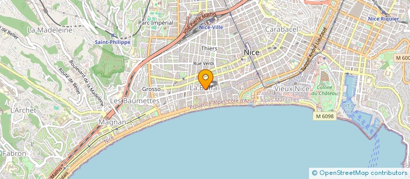 localisation de l'entreprise MONSIEUR OLENA NESTEROVA  NICE